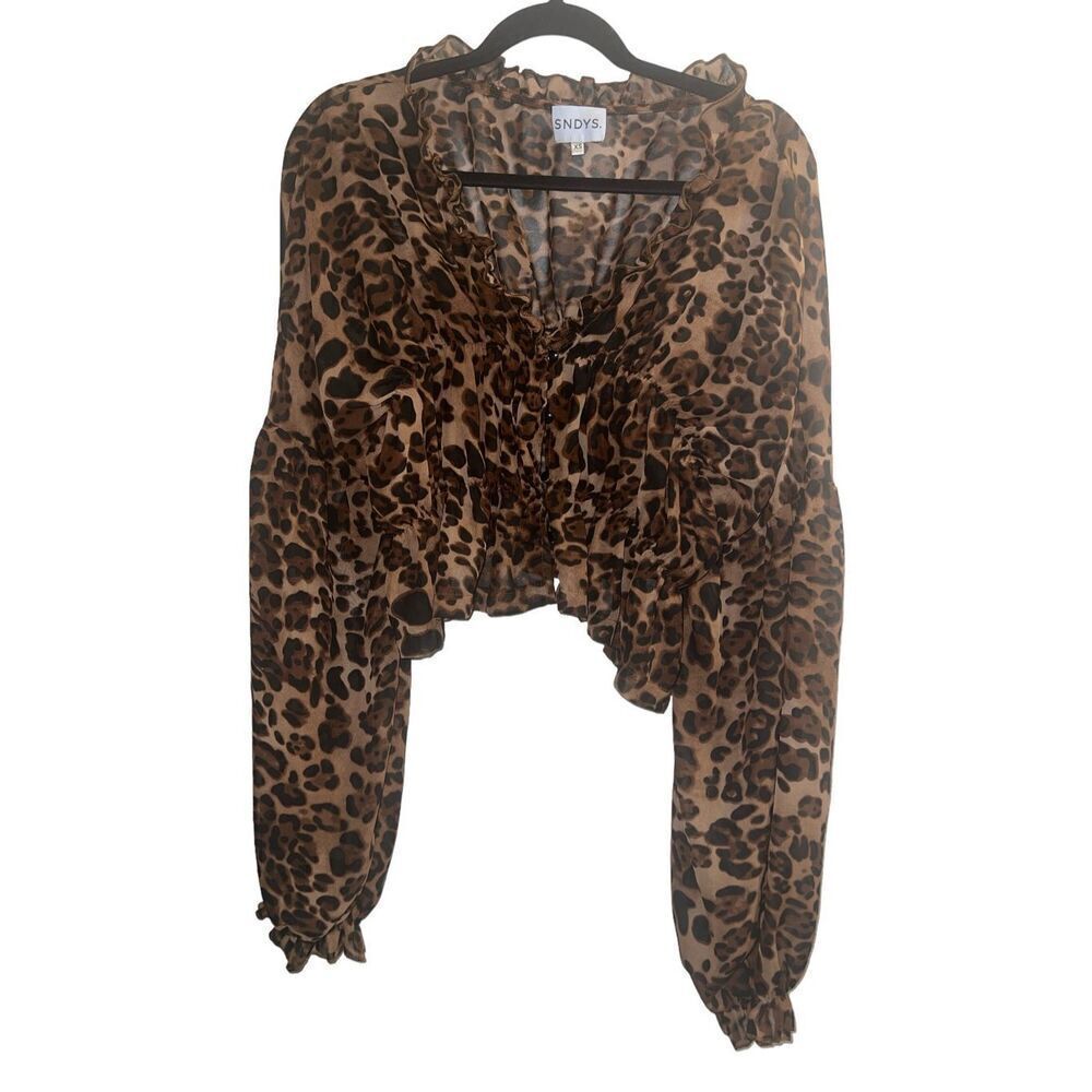 ✨Prairie Sz XS Top Leopard SNDYS The Label✨ - Picture 10 of 15
